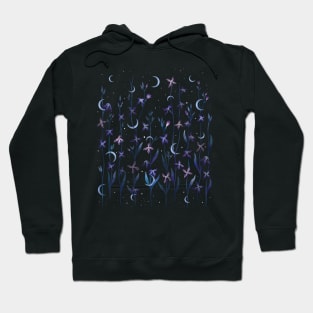 Greeting to the Moon - Matthiola longipetala Hoodie